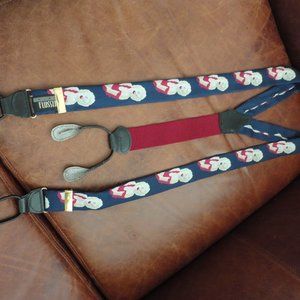 ALAN FLUSSER  SUSPENDERS WITH LEATHER ATTACHMENTS   MARILYN MONROE